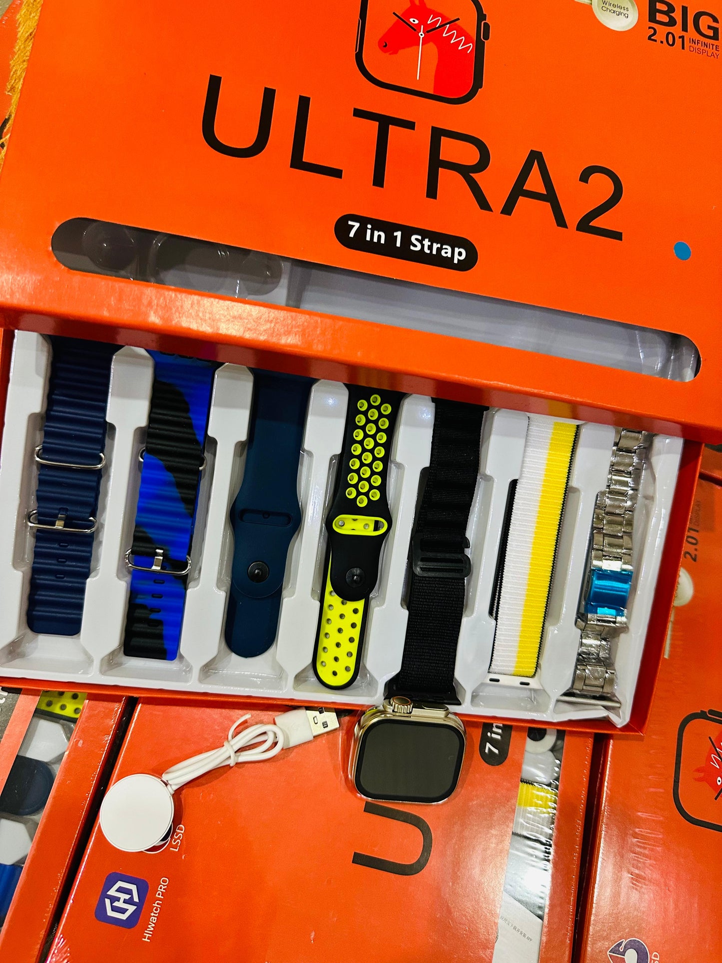 ULTRA 2 Smart Watch β 7 Straps | 2.01β Big Display | Sports Edition