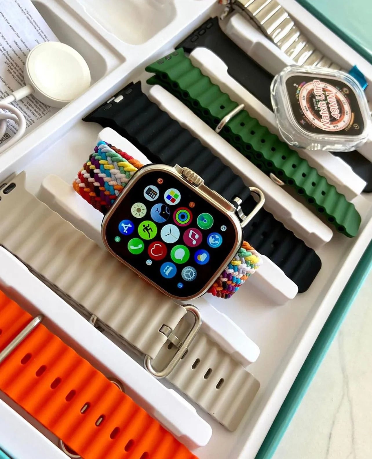 Y60 Smart Watch Sports Edition – 7 Straps | Full TouchScreen | Waterproof